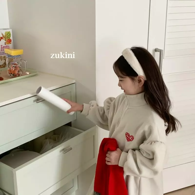 Zukini - Korean Children Fashion - #magicofchildhood - Heart Anorak One-piece - 2
