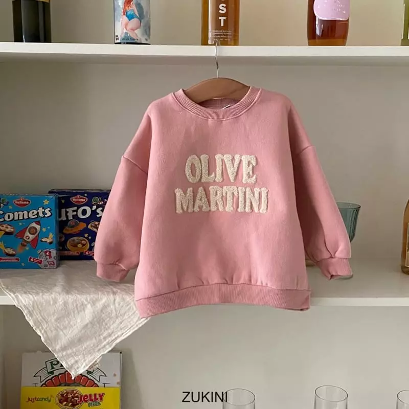 Zukini - Korean Children Fashion - #magicofchildhood - Olive Sweatshirt - 9