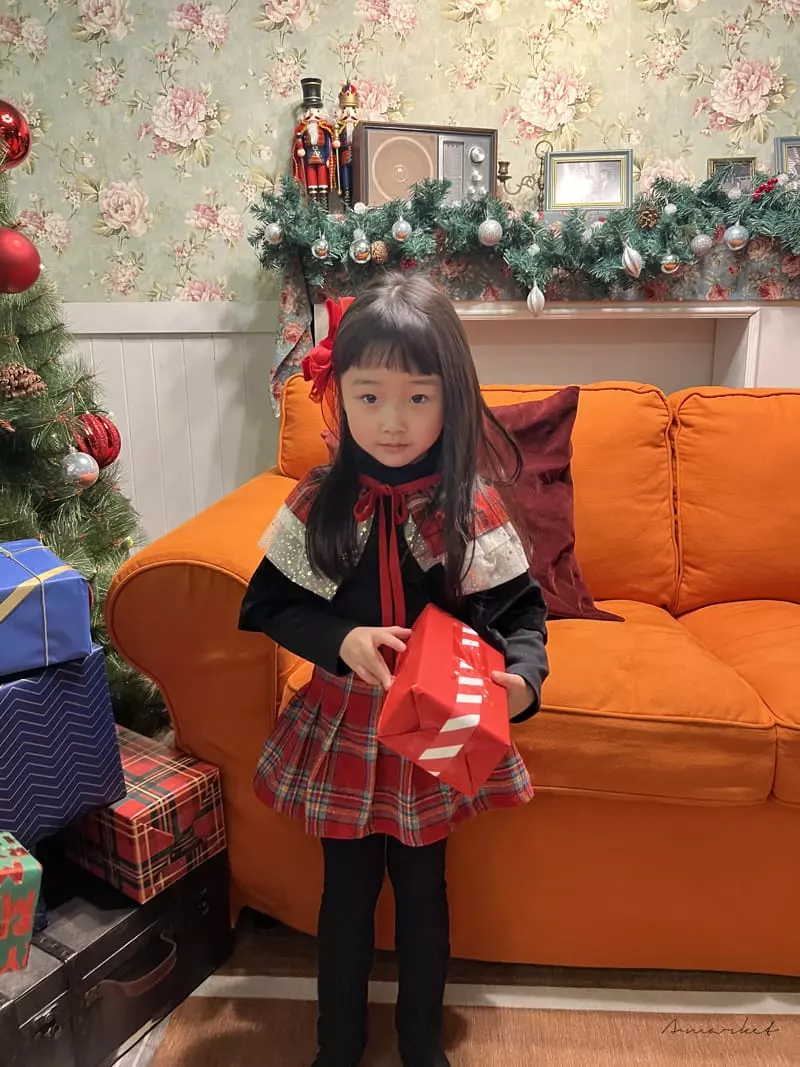 a-Market - Korean Children Fashion - #childofig - Chris Check Skirt - 12