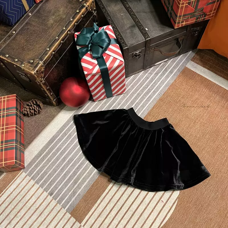a-Market - Korean Children Fashion - #designkidswear - Veloure Skirt - 2