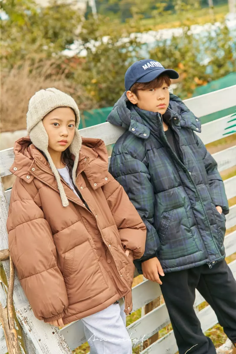 a-Market - Korean Children Fashion - #Kfashion4kids - Short Padding Jacket - 4