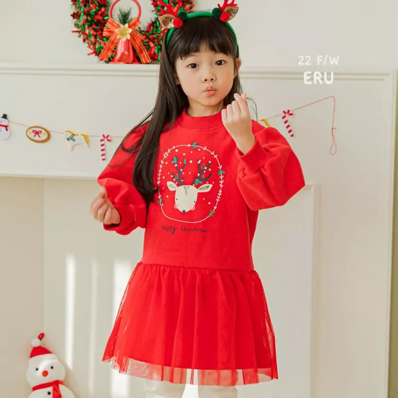 e.ru - Korean Children Fashion - #childofig - Rudolf One-piece - 2