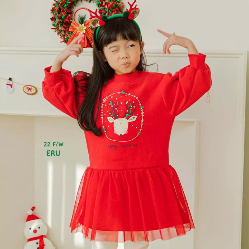 e.ru - Korean Children Fashion - #childofig - Rudolf One-piece - 3