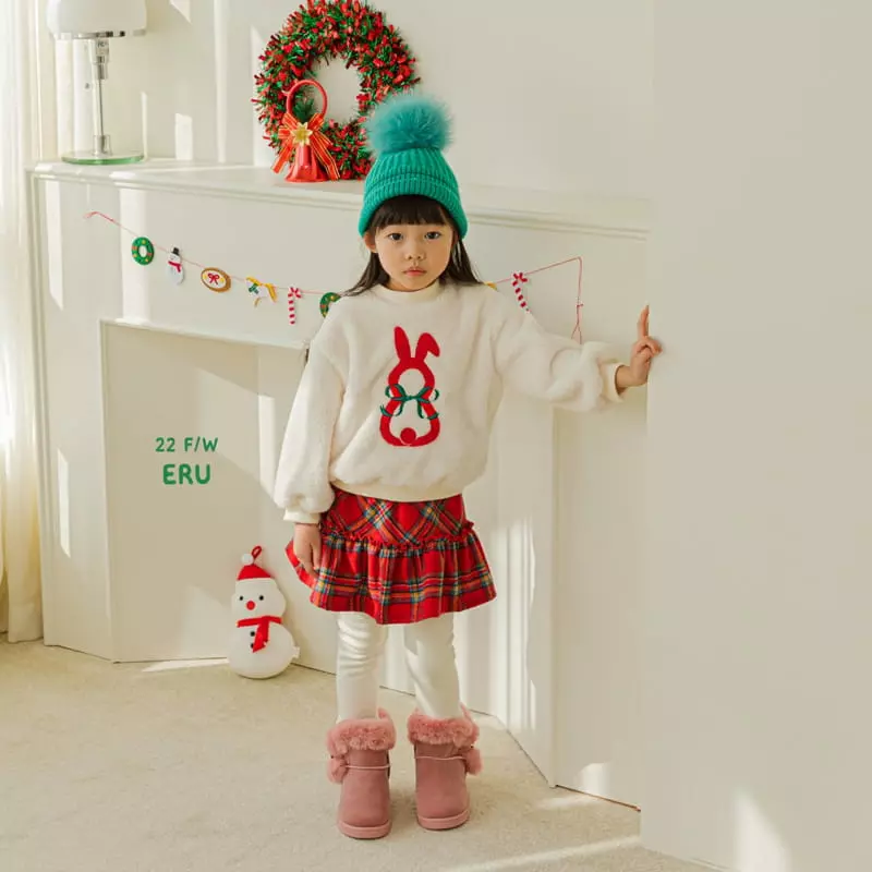 e.ru - Korean Children Fashion - #childofig - Check Skirt Leggings - 2