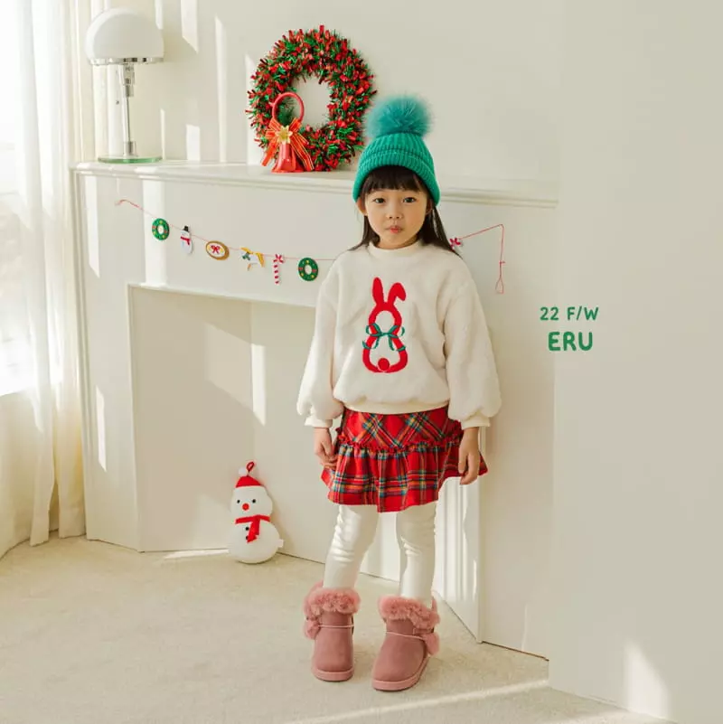 e.ru - Korean Children Fashion - #childrensboutique - Check Skirt Leggings - 3