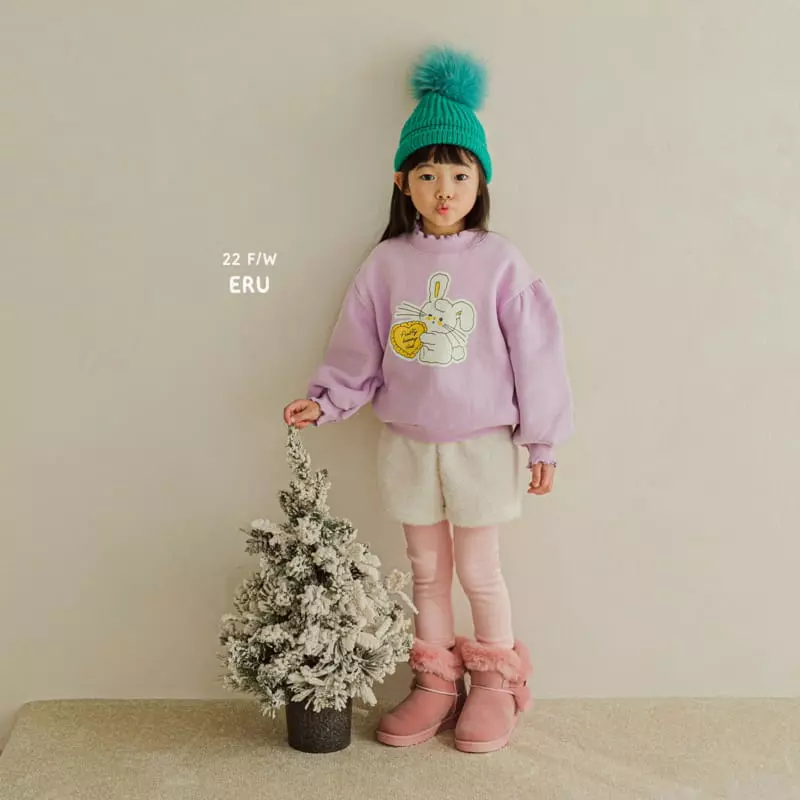 e.ru - Korean Children Fashion - #kidsshorts - Heart Rabbit Tee - 2