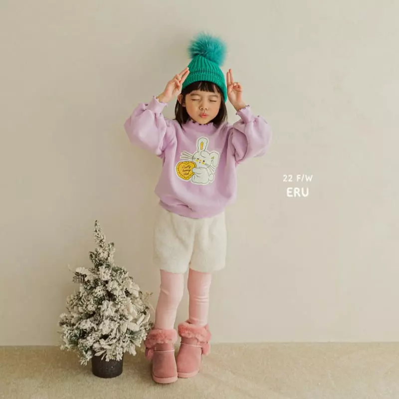 e.ru - Korean Children Fashion - #littlefashionista - Heart Rabbit Tee - 6