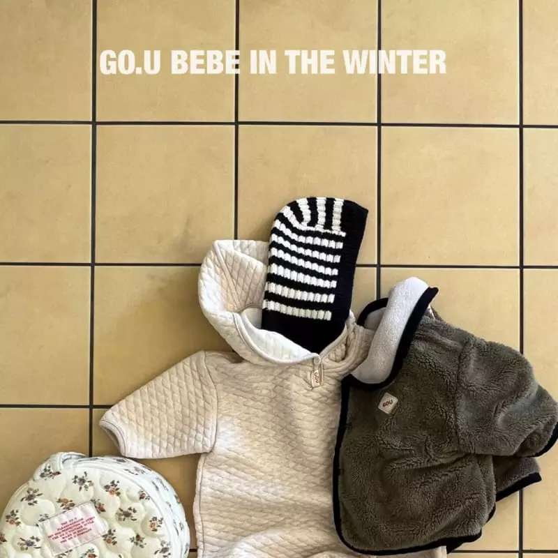 go;u - Korean Baby Fashion - #babyboutique - Bebe Quilting Bodysuit - 10