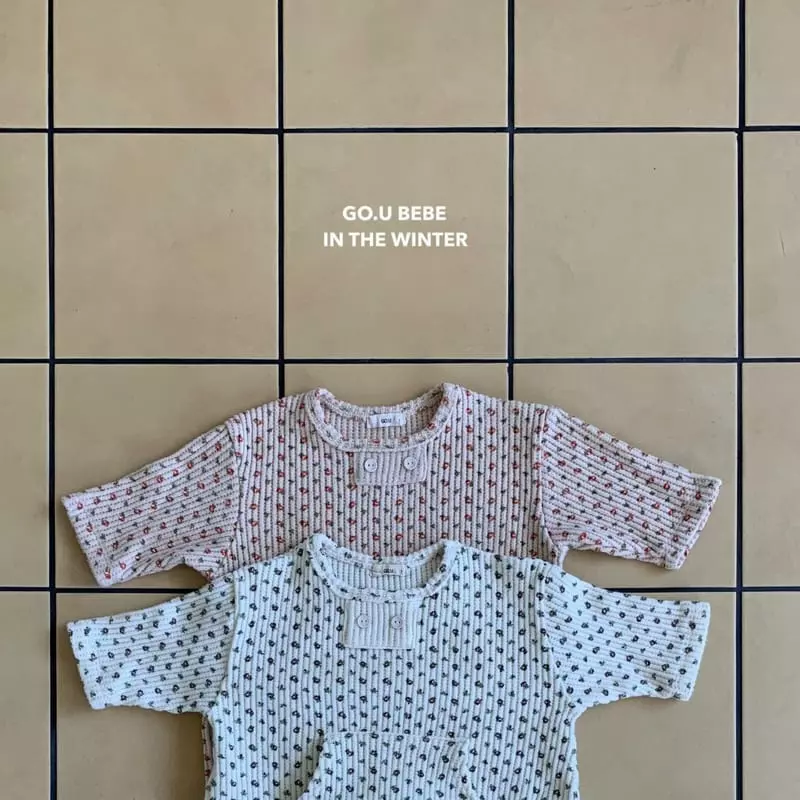 go;u - Korean Baby Fashion - #babyfever - Bebe Cozy Bodysuit - 3