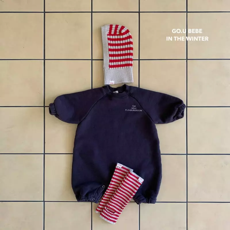 go;u - Korean Baby Fashion - #babylifestyle - Bebe Stripes Baraclava - 4