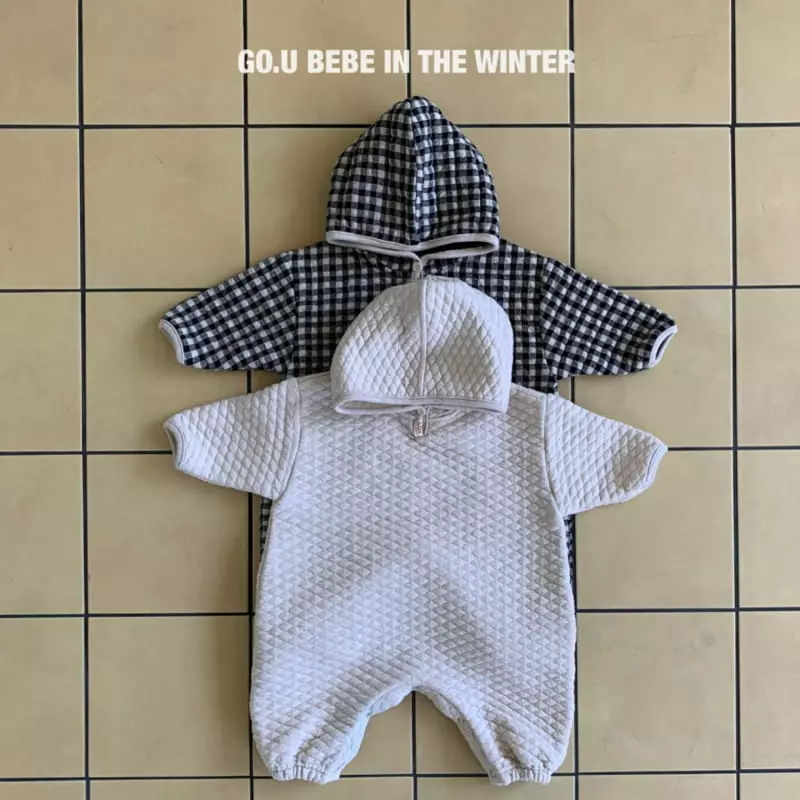 go;u - Korean Baby Fashion - #babyoninstagram - Bebe Quilting Bodysuit - 2