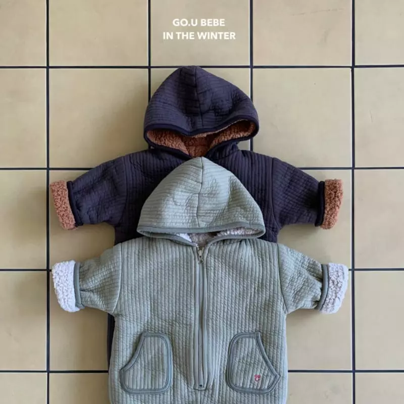 go;u - Korean Baby Fashion - #babyoninstagram - Bebe Warm Bodysuit