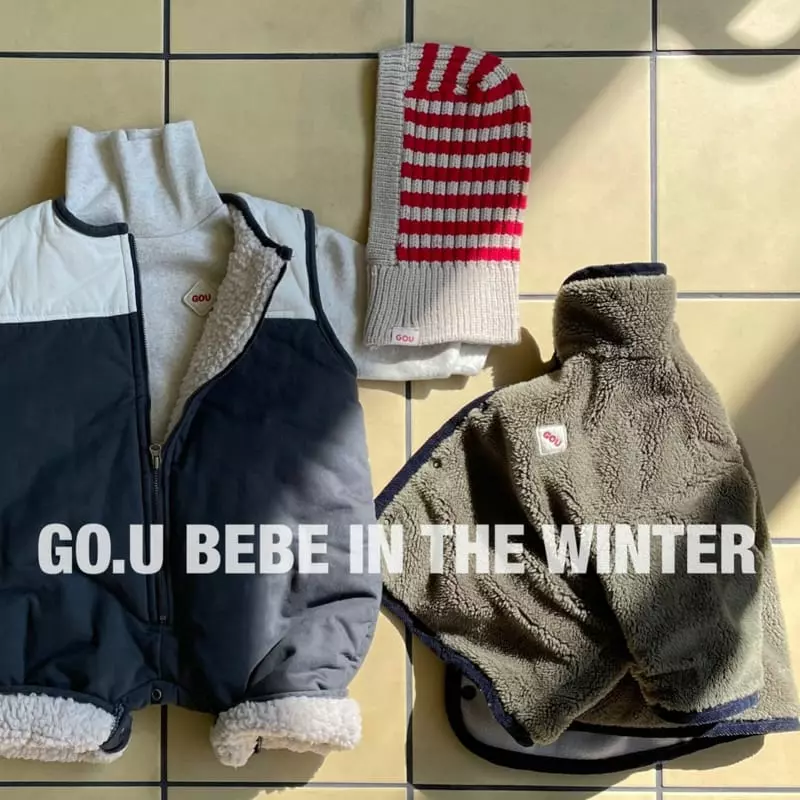 go;u - Korean Baby Fashion - #babyootd - Bebe Stripes Baraclava - 5
