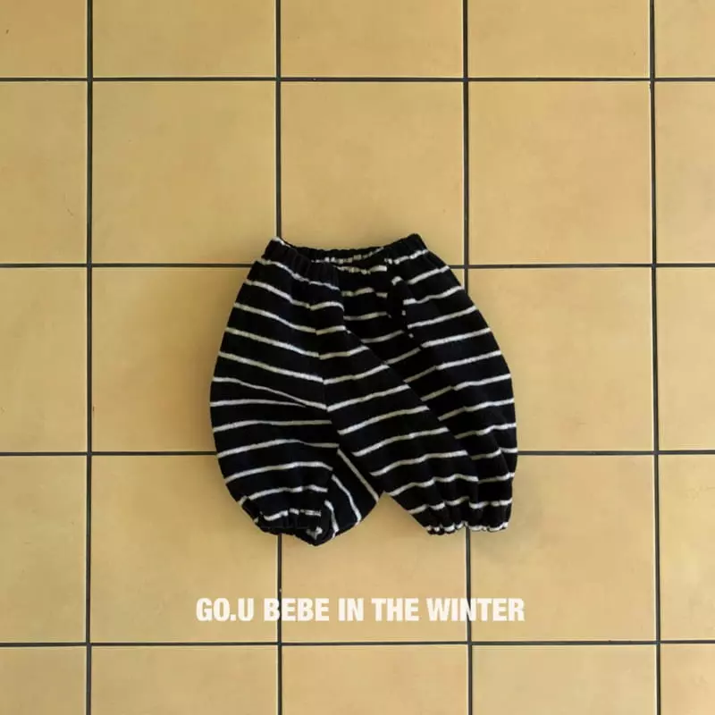 go;u - Korean Baby Fashion - #babyoninstagram - Bebe Line Pants - 4