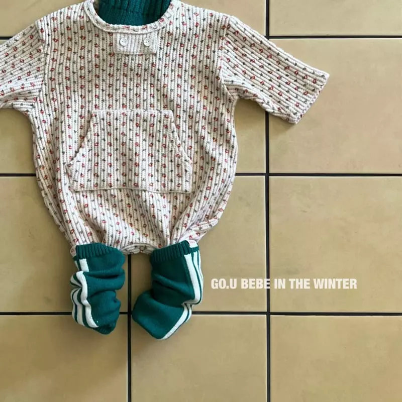 go;u - Korean Baby Fashion - #babyootd - Bebe Cozy Bodysuit - 7