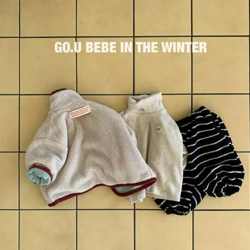 go;u - Korean Baby Fashion - #babyoutfit - Bebe Line Pants - 5