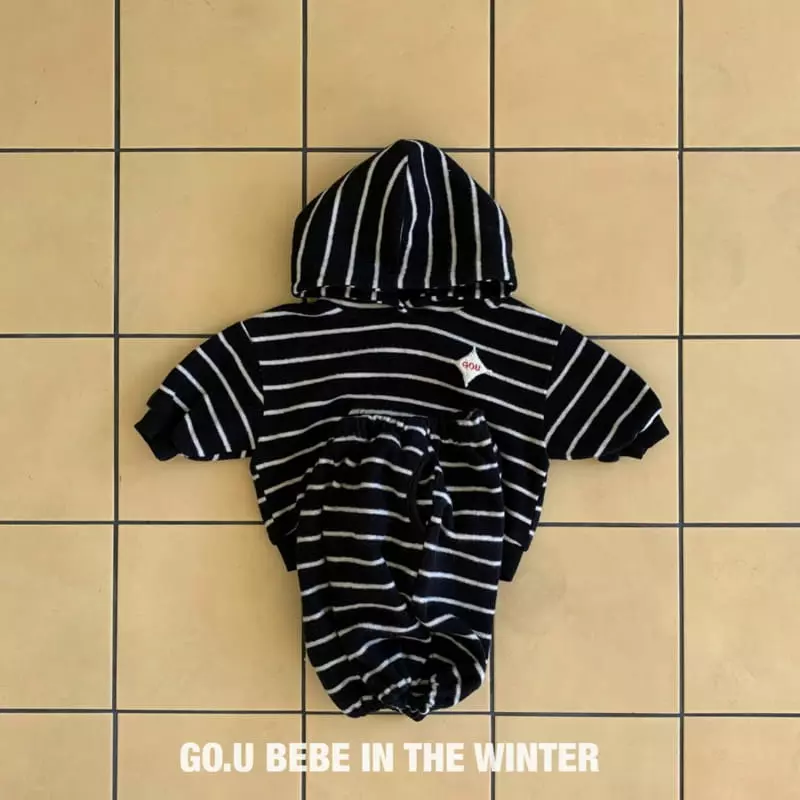 go;u - Korean Baby Fashion - #babyoutfit - Bebe Line Pants - 6