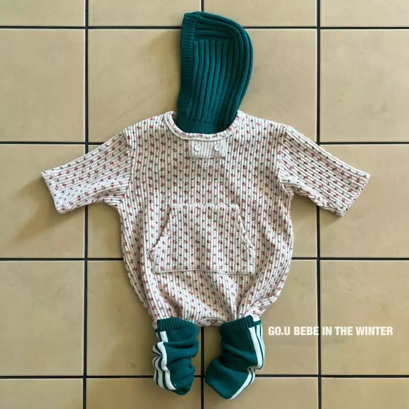 go;u - Korean Baby Fashion - #babyoutfit - Bebe Cozy Bodysuit - 8