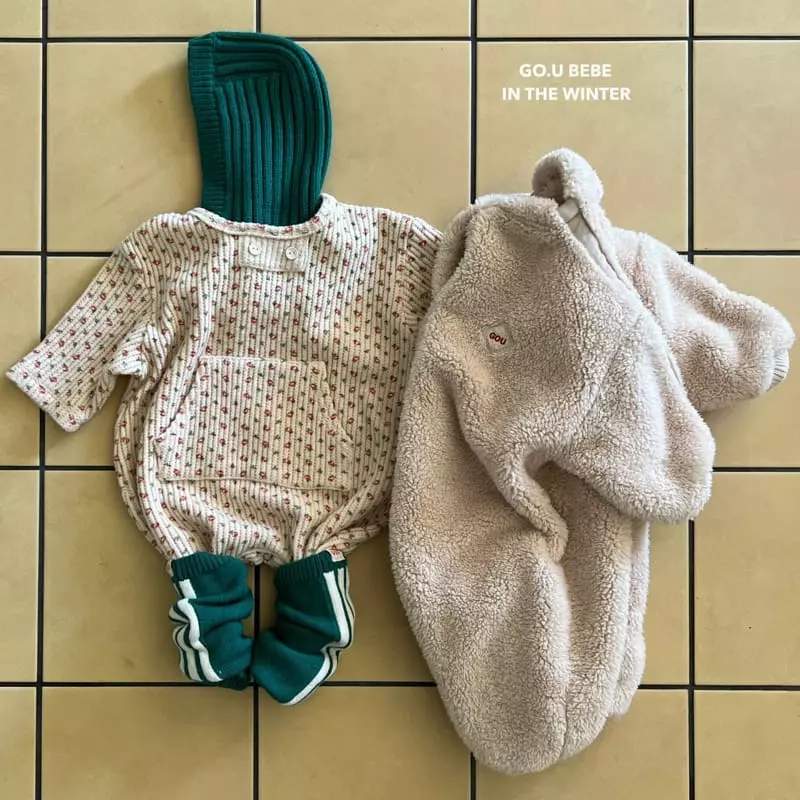 go;u - Korean Baby Fashion - #babyoutfit - Bebe Cozy Bodysuit - 9