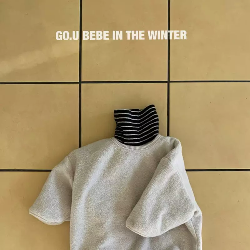 go;u - Korean Baby Fashion - #babywear - Bebe Fleece Tee - 4