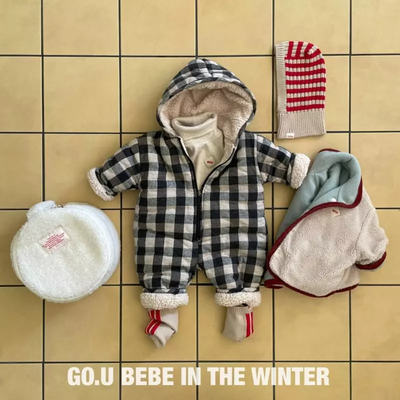 go;u - Korean Baby Fashion - #onlinebabyboutique - Bebe Stripes Baraclava - 9