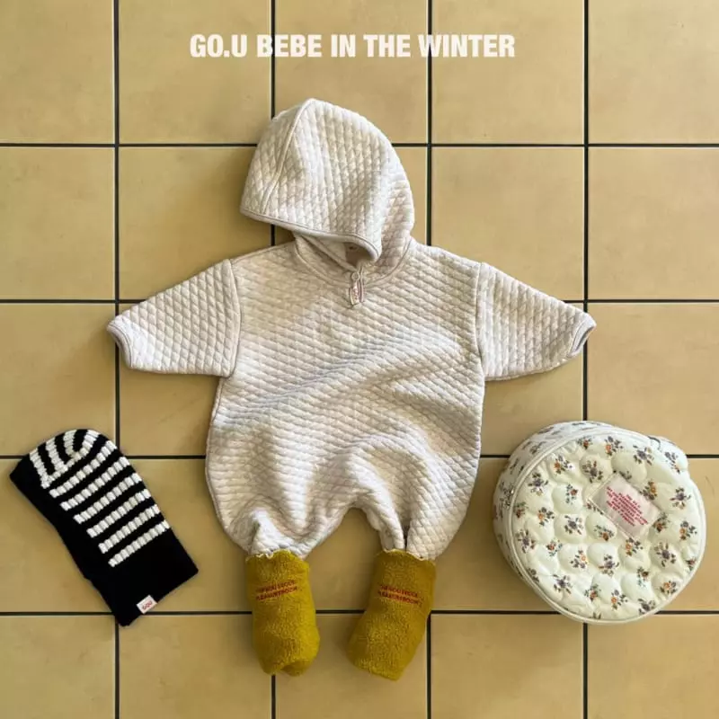 go;u - Korean Baby Fashion - #onlinebabyboutique - Bebe Quilting Bodysuit - 7