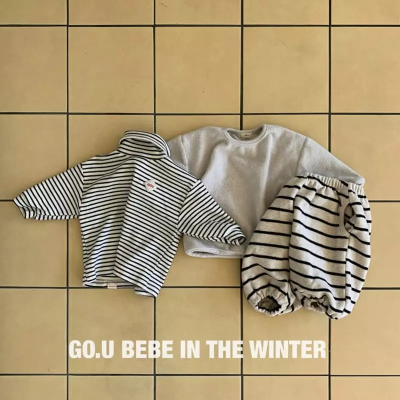 go;u - Korean Baby Fashion - #onlinebabyshop - Bebe Line Pants - 9