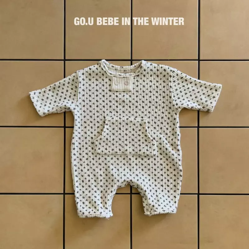 go;u - Korean Baby Fashion - #onlinebabyshop - Bebe Cozy Bodysuit - 12