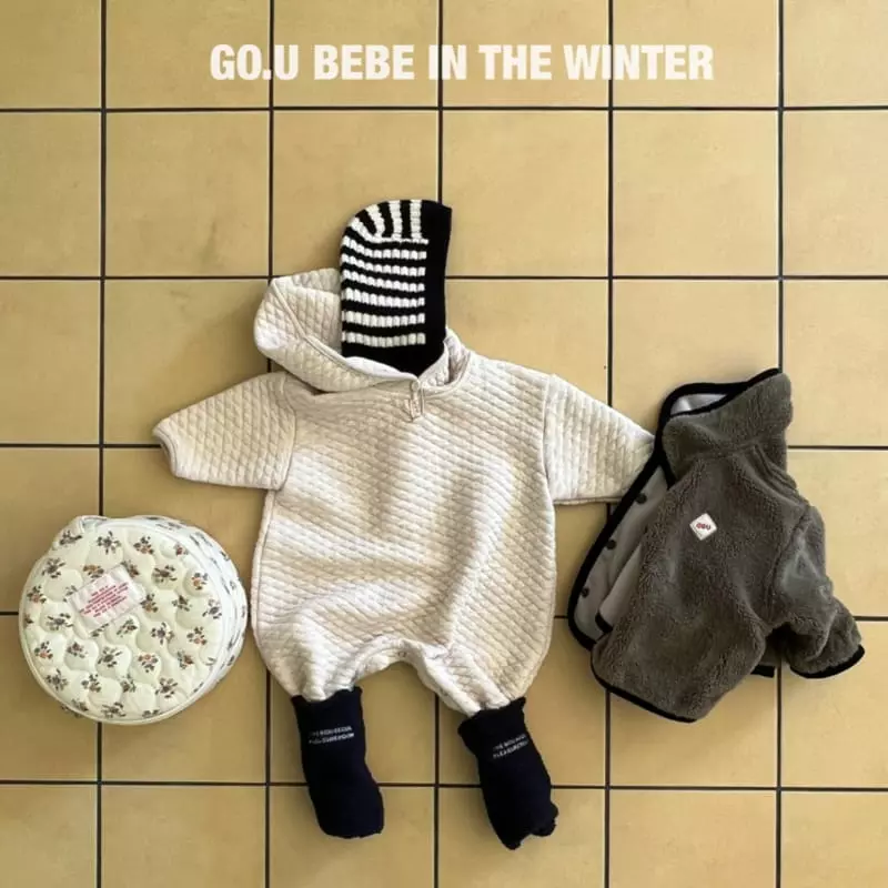 go;u - Korean Baby Fashion - #onlinebabyshop - Bebe Quilting Bodysuit - 8