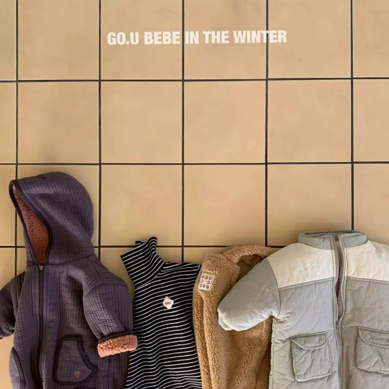 go;u - Korean Baby Fashion - #smilingbaby - Bebe Warm Bodysuit - 8