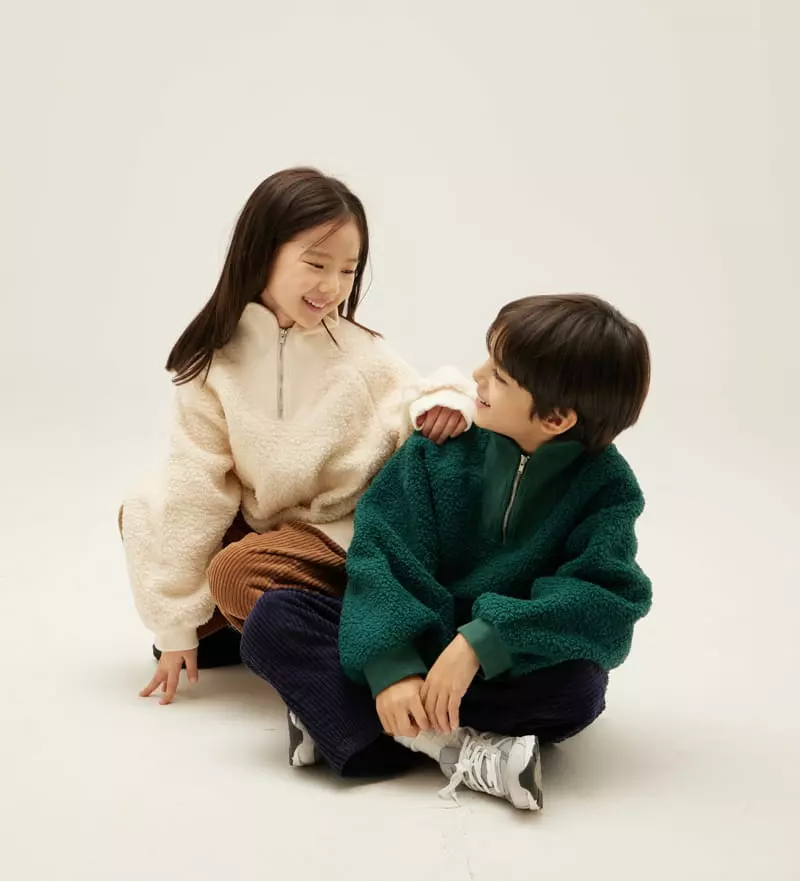 nrk - Korean Children Fashion - #Kfashion4kids - Dumble Half Zip-up - 10