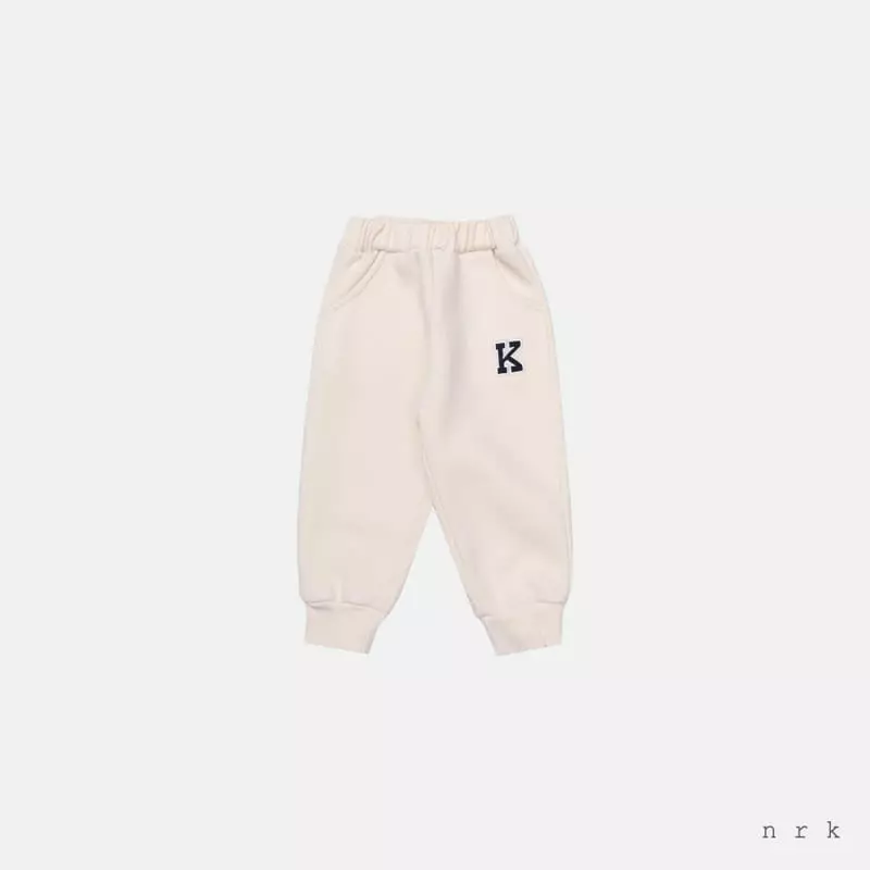 nrk - Korean Children Fashion - #Kfashion4kids - Logo Happp Top Bottom Set - 6
