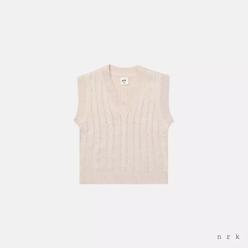 nrk - Korean Children Fashion - #childofig - Cable Vest - 5
