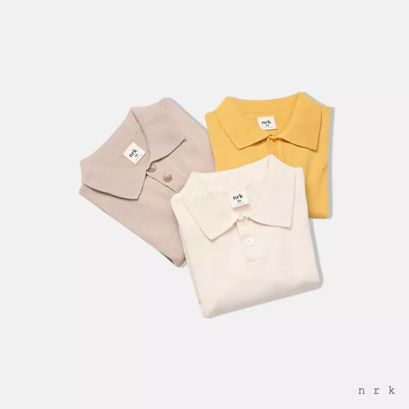 nrk - Korean Children Fashion - #childofig - Collar Knit Tee - 2