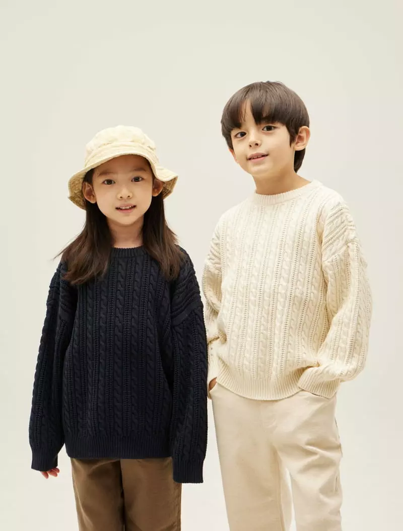 nrk - Korean Children Fashion - #childofig - Twist Knit Tee - 10