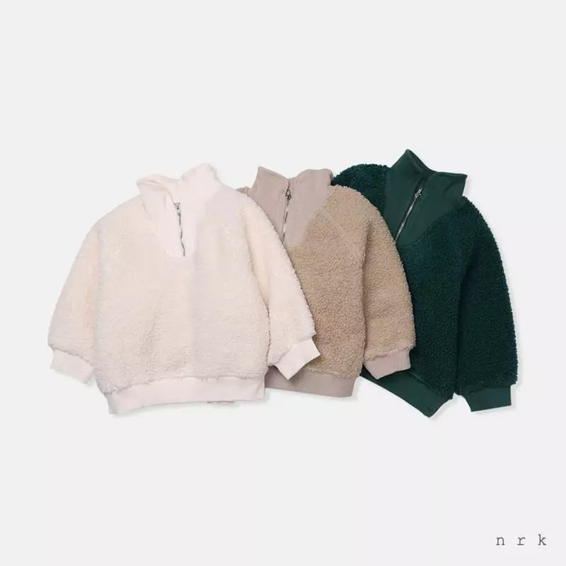 nrk - Korean Children Fashion - #childofig - Dumble Half Zip-up - 2