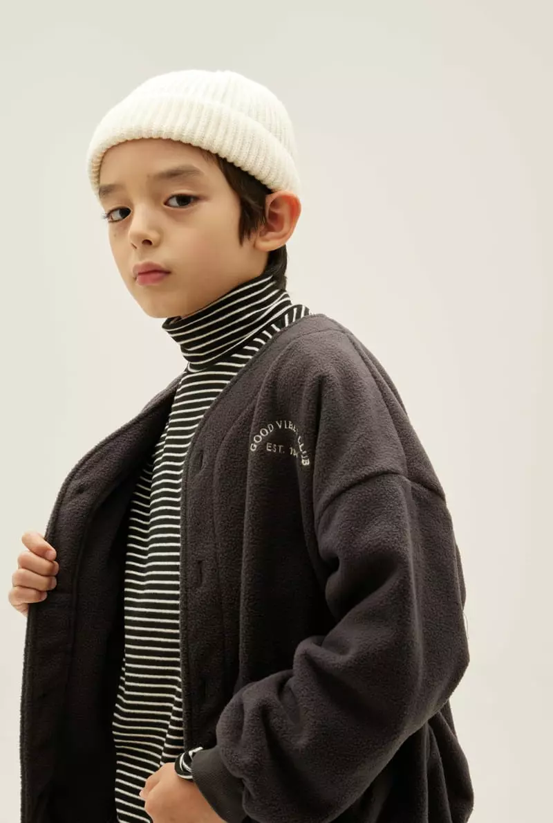 nrk - Korean Children Fashion - #childofig - Stripes Turtleneck Tee - 9