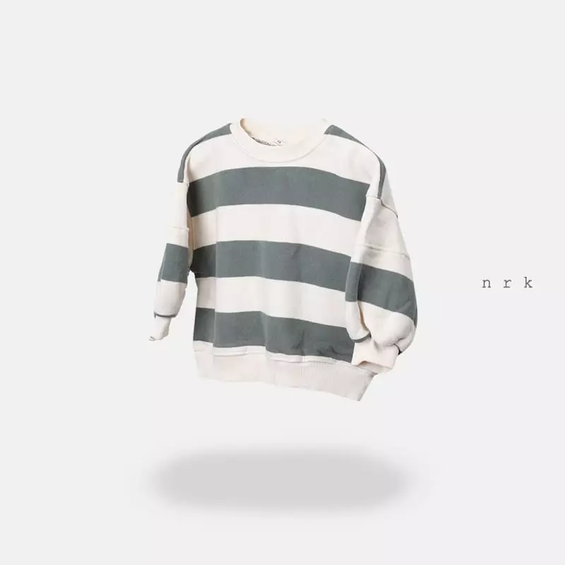 nrk - Korean Children Fashion - #childofig - Color Stripes Sweatshirt - 6