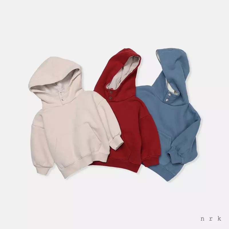 nrk - Korean Children Fashion - #childofig - Button  Hoody - 2