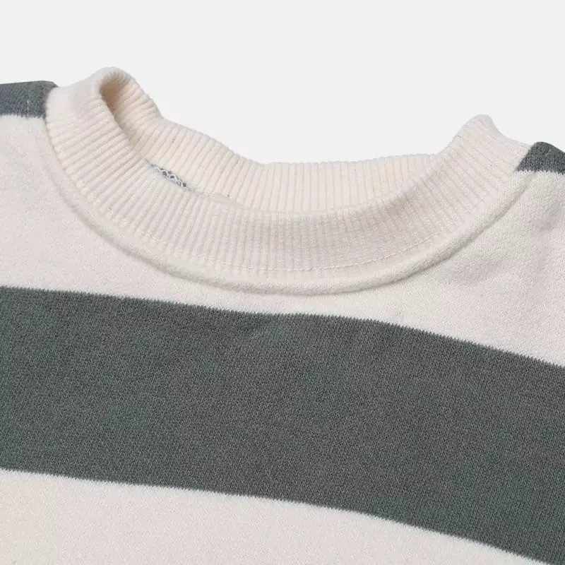nrk - Korean Children Fashion - #childrensboutique - Color Stripes Sweatshirt - 7