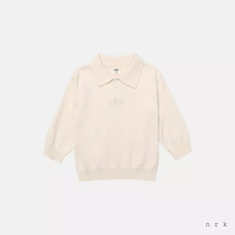 nrk - Korean Children Fashion - #childrensboutique - Collar Knit Tee - 4