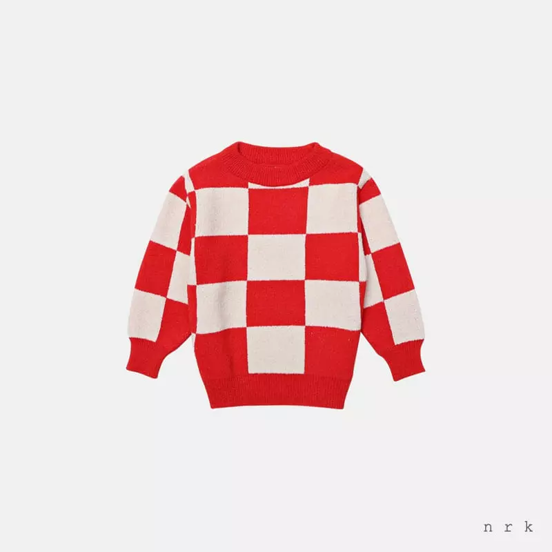 nrk - Korean Children Fashion - #designkidswear - Bookle Square Knit Tee - 4
