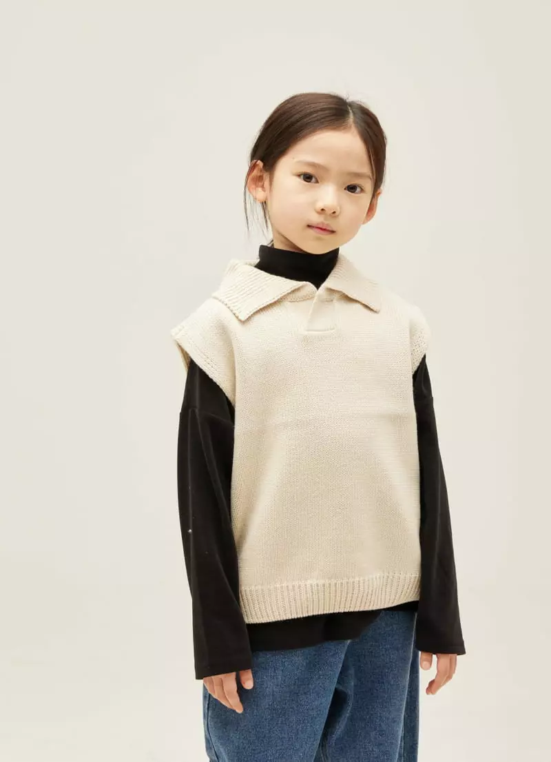 nrk - Korean Children Fashion - #fashionkids - Collar Vest - 10
