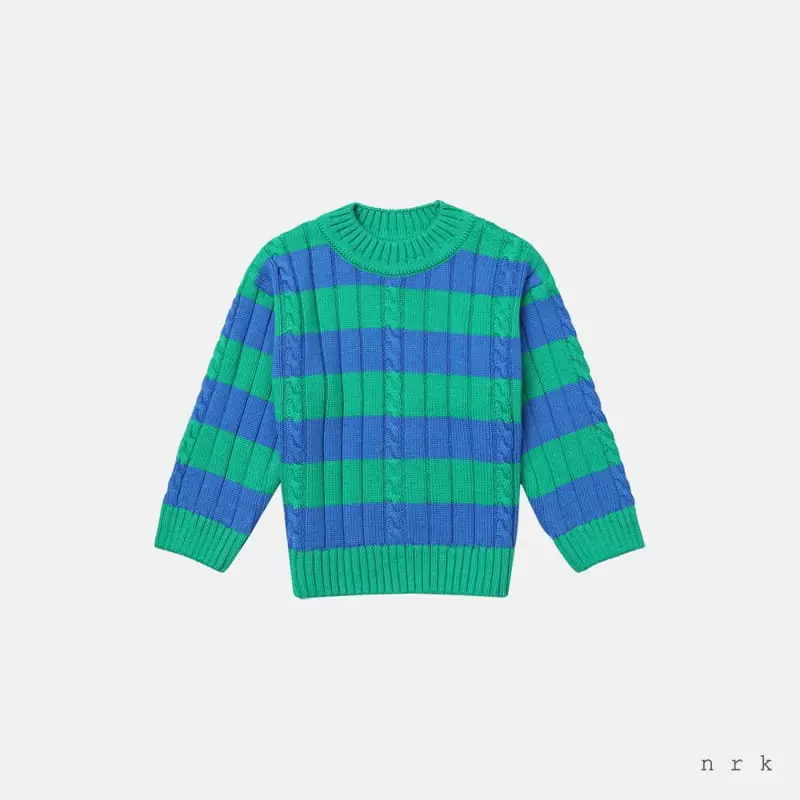 nrk - Korean Children Fashion - #fashionkids - Stripes Knit Tee - 4