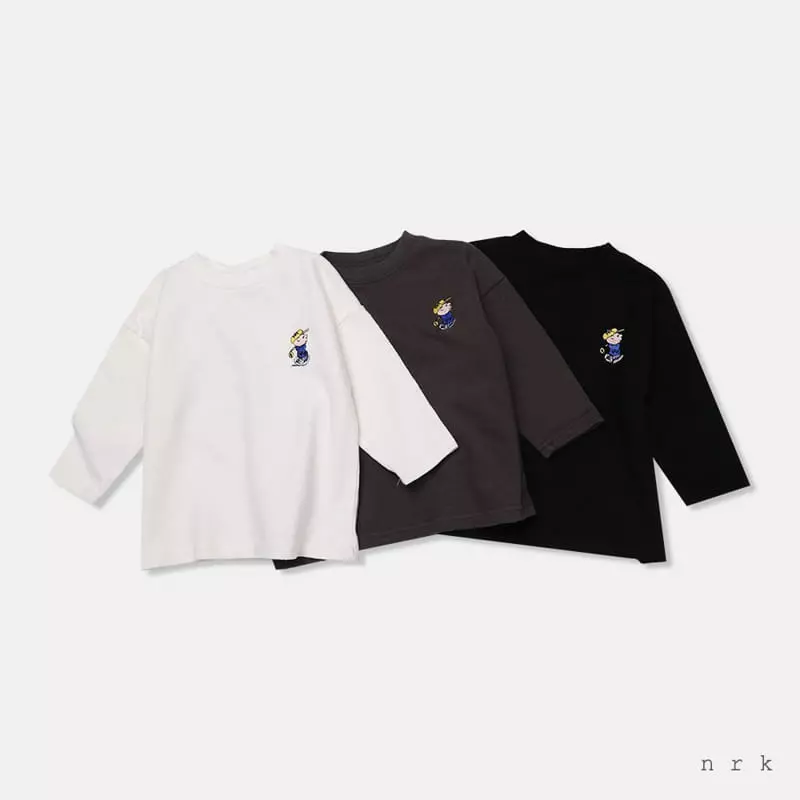 nrk - Korean Children Fashion - #kidsshorts - Golf Embroidery Tee - 2