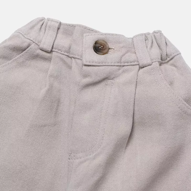 nrk - Korean Children Fashion - #kidsshorts - Peach Wrinkle Pants - 7