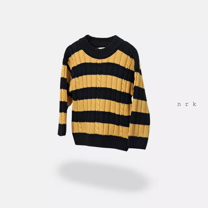 nrk - Korean Children Fashion - #kidsstore - Stripes Knit Tee - 5