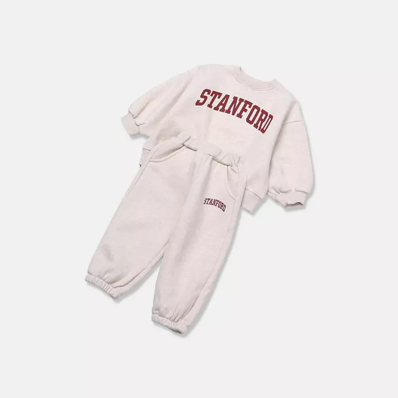 nrk - Korean Children Fashion - #kidsstore - Stanford Top Bottom Set - 3