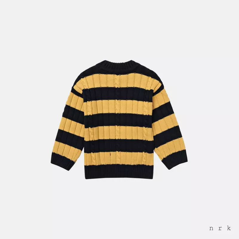 nrk - Korean Children Fashion - #kidzfashiontrend - Stripes Knit Tee - 6