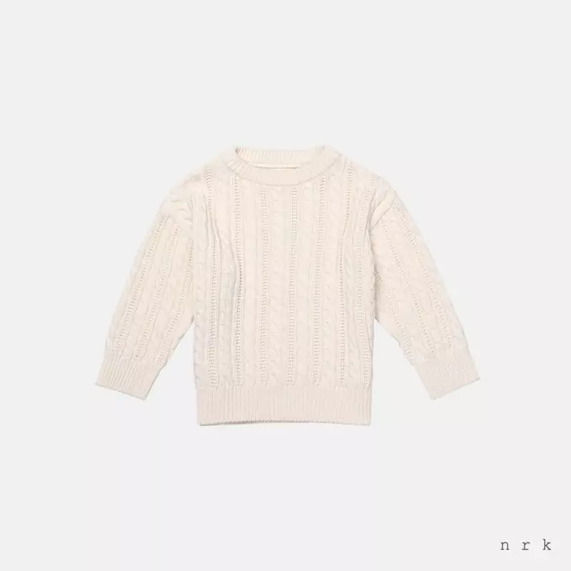 nrk - Korean Children Fashion - #kidsstore - Twist Knit Tee - 4